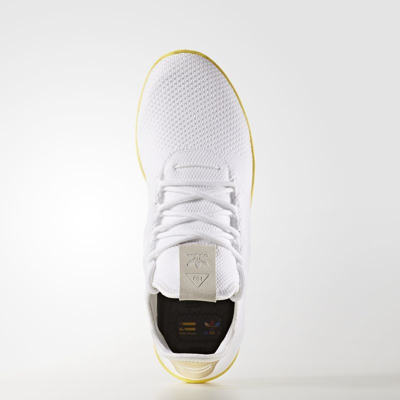 Pharrell Williams x adidas Tennis HU White Yellow BY2674 Grailify